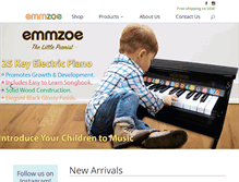 Tablet Screenshot of emmzoe.com
